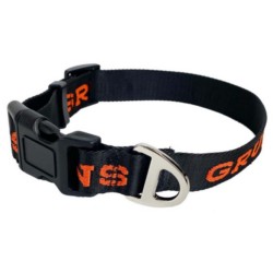 GRUNDENS DOG COLLAR BLACK L